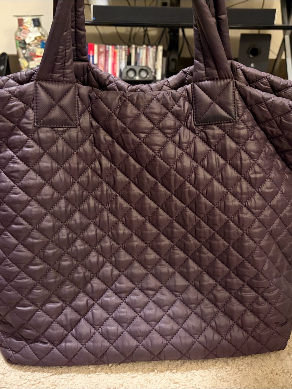 MZ Wallace Original Metro Tote Quilted - Plum - Picture 2 of 11